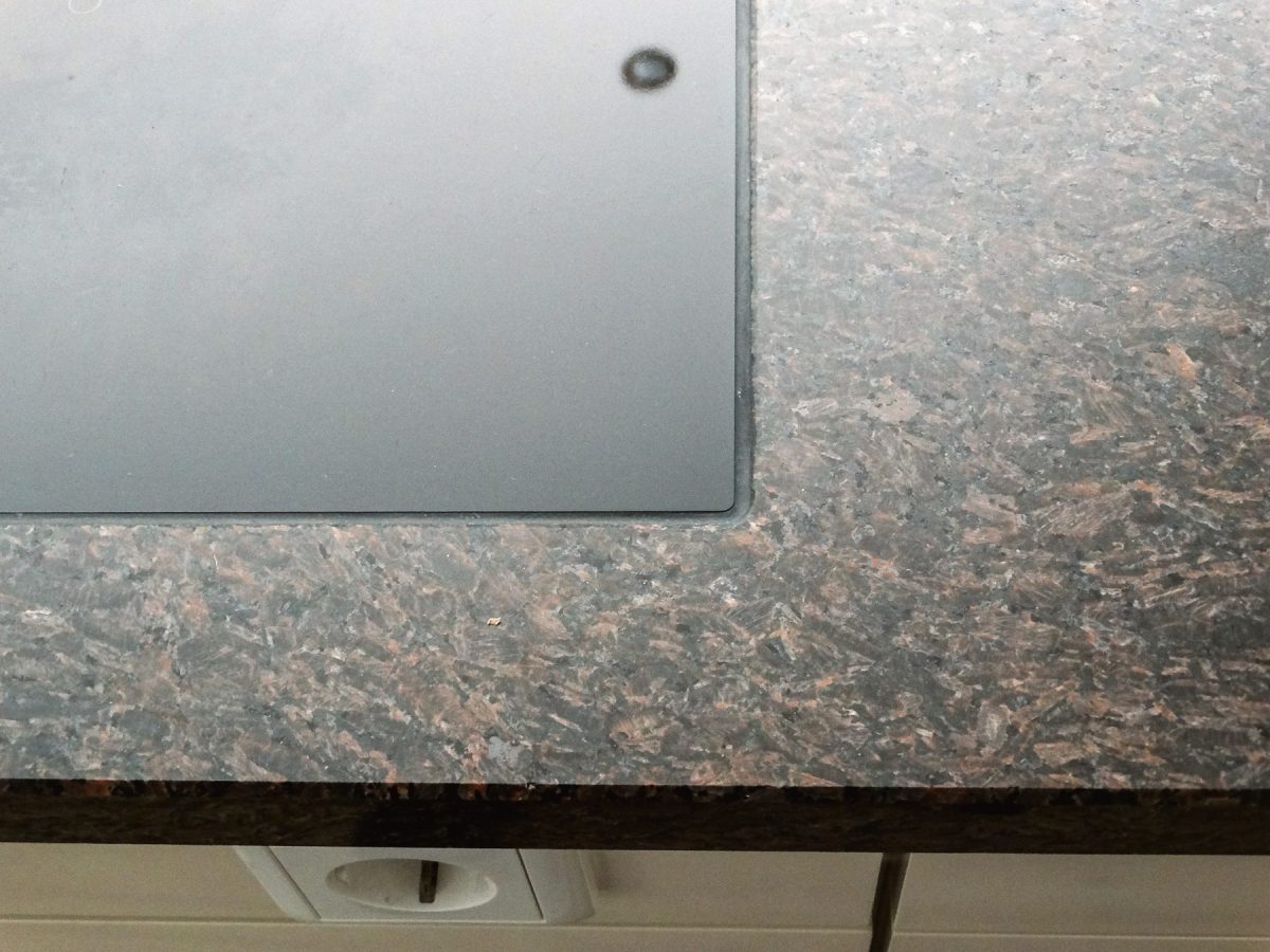 Arbeitsplatte im Detail